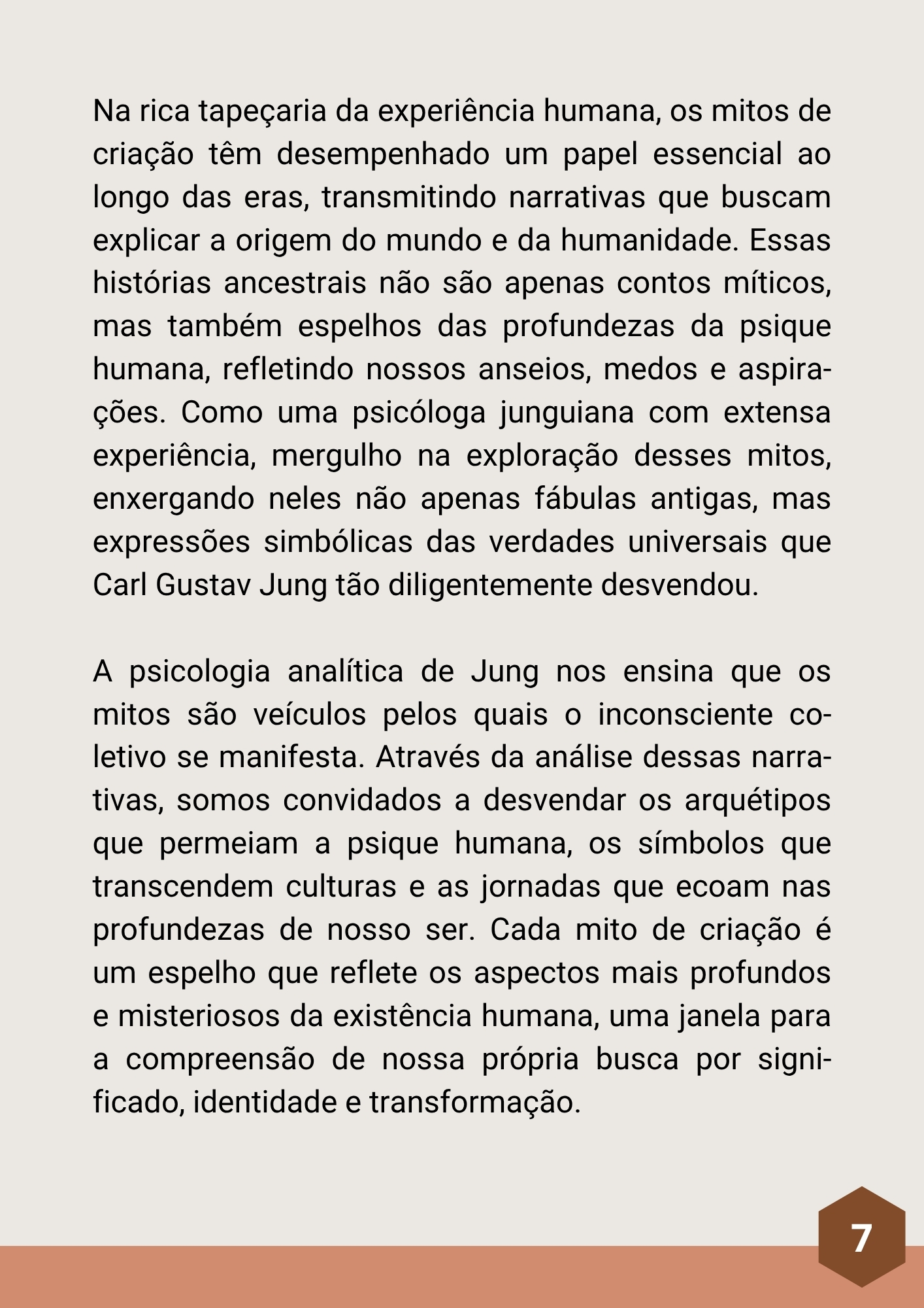 Além do mito da criação4